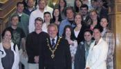 With the Mayor of Derry.JPG
